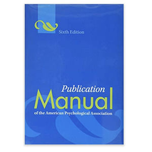 APA Manual 6th Edition, July 2009, Soft Cover